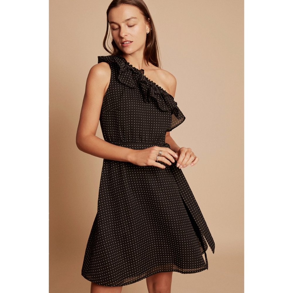 🍋3 for $20🍋 TOPSHOP One Shoulder Polka Dot Dress Size S